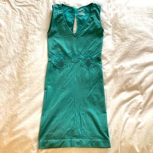 Free People Slip Dress Bodycon Green XS/S